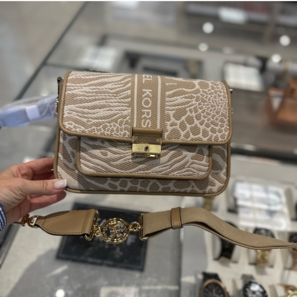 MICHAEL MICHAEL KORS BRADSHAW 30T2G2BM2J CAMEL MULTI MD MSGR - Picture 4 of 5